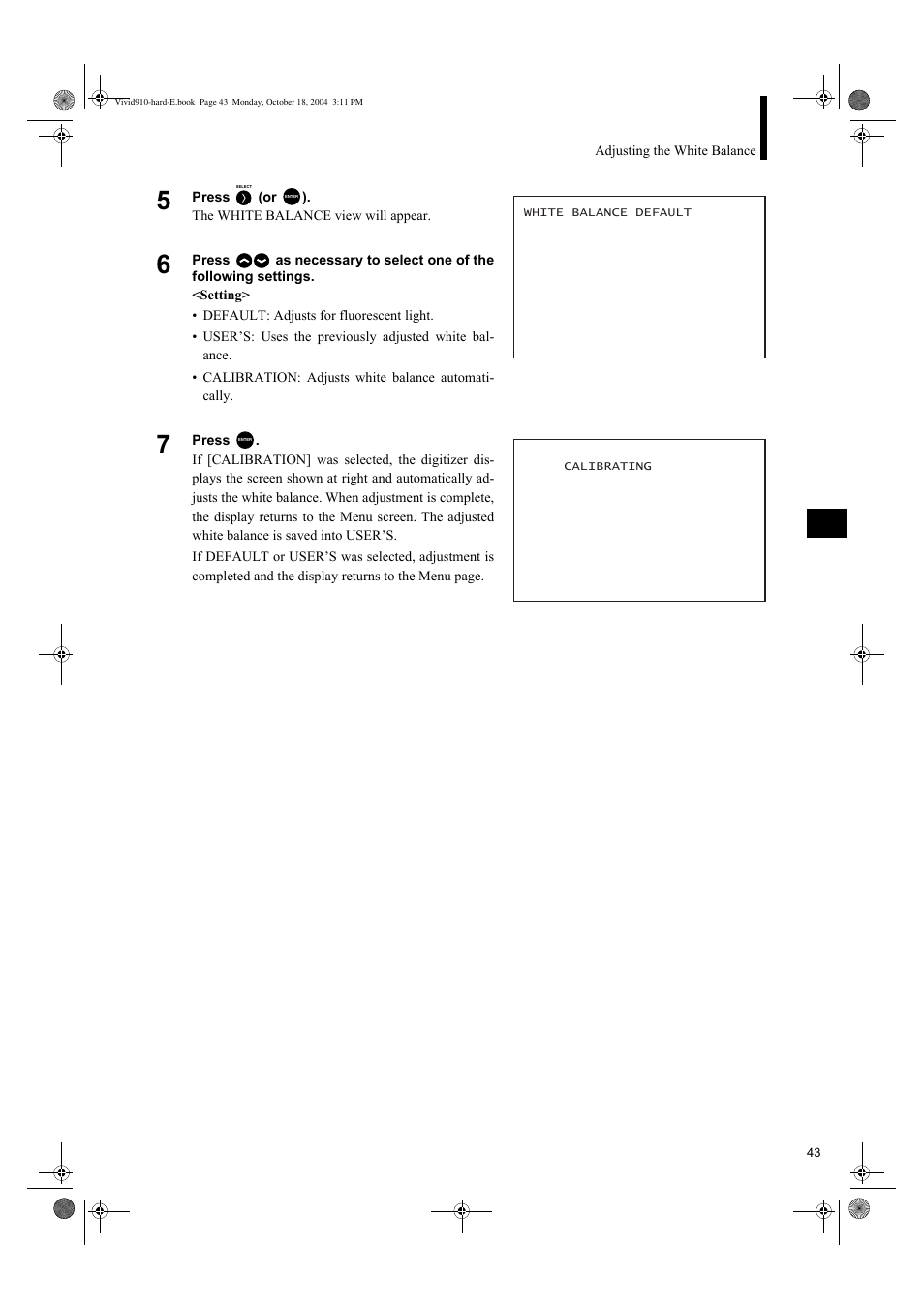 Konica Minolta NON-CONTACT 3D DIGITIZER VIVID 9i User Manual | Page 45 / 56