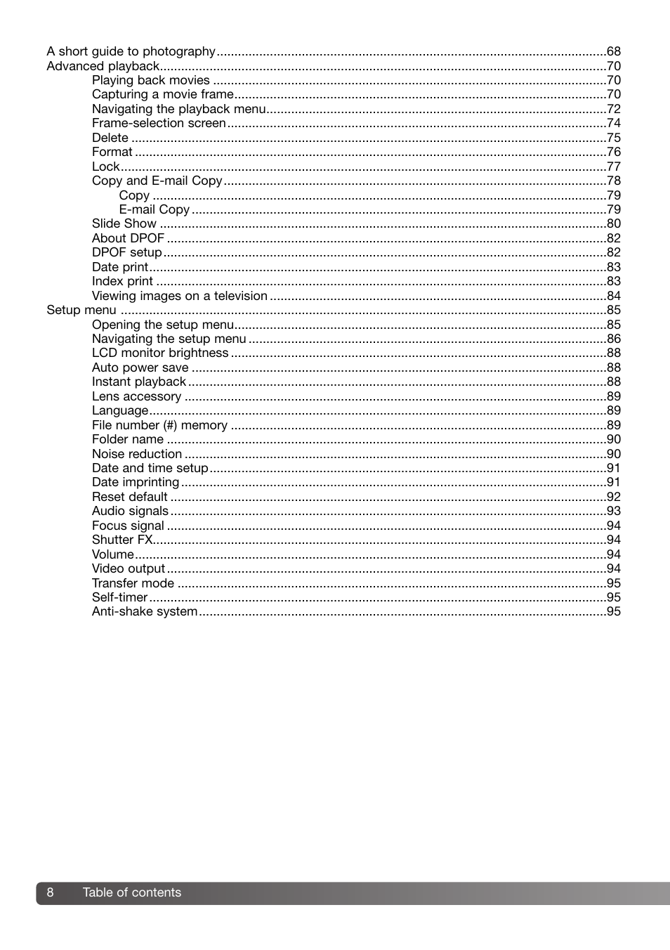 Konica Minolta 109678 User Manual | Page 8 / 124