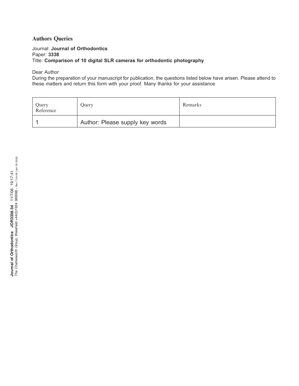 Authors queries, 1author: please supply key words | Konica Minolta SLR User Manual | Page 9 / 9