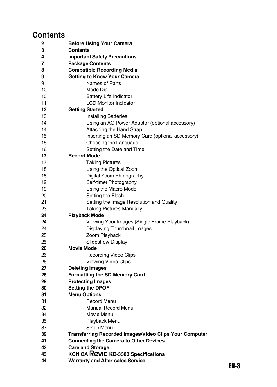 Konica Minolta Magicolor 3300 User Manual | Page 3 / 46