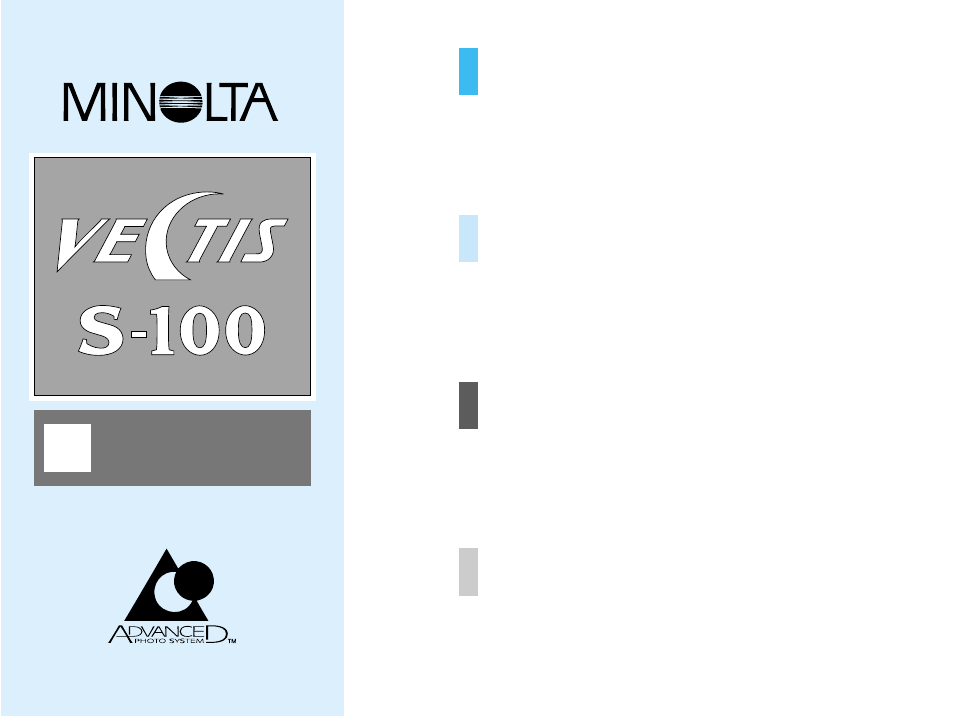 Konica Minolta Minolta VECTISS100 User Manual | 45 pages