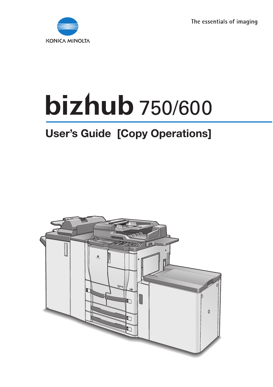 Konica Minolta bizhub 750 User Manual | 526 pages