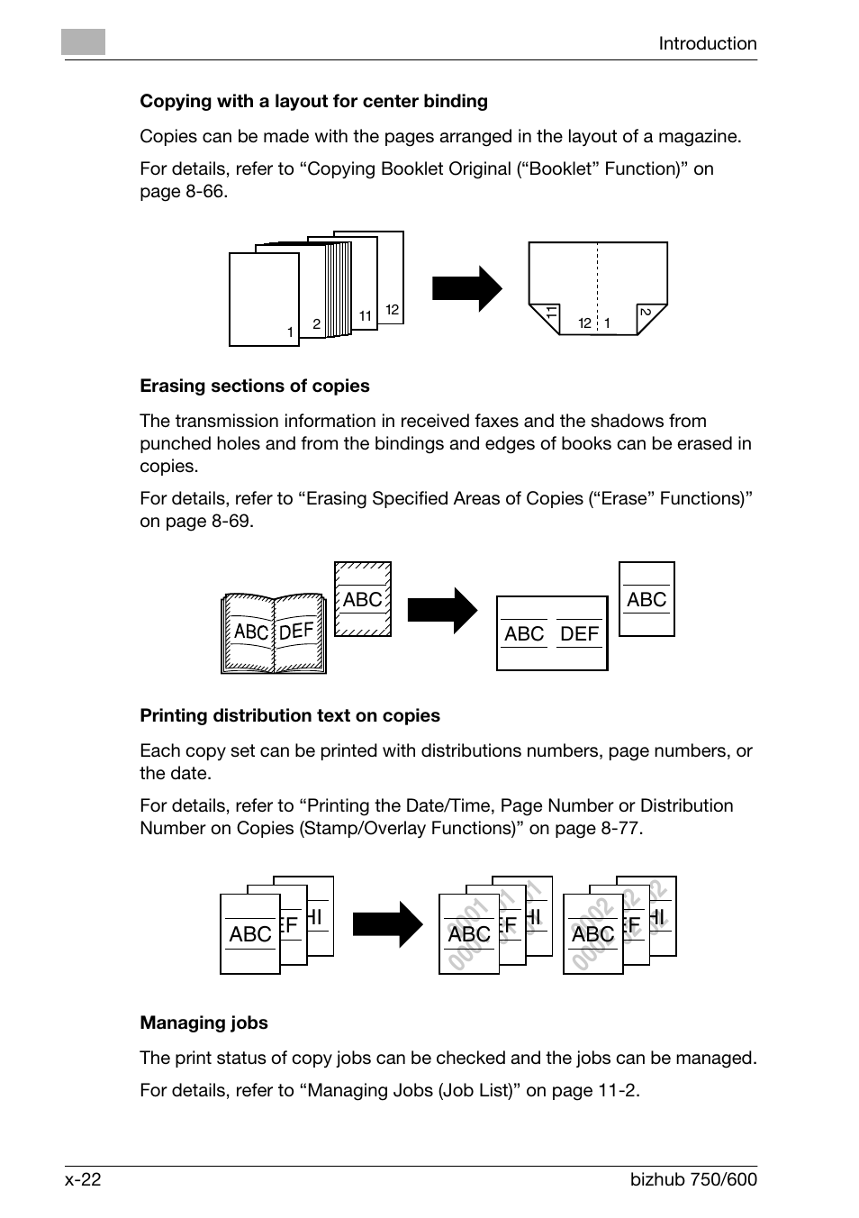 Konica Minolta bizhub 750 User Manual | Page 23 / 526