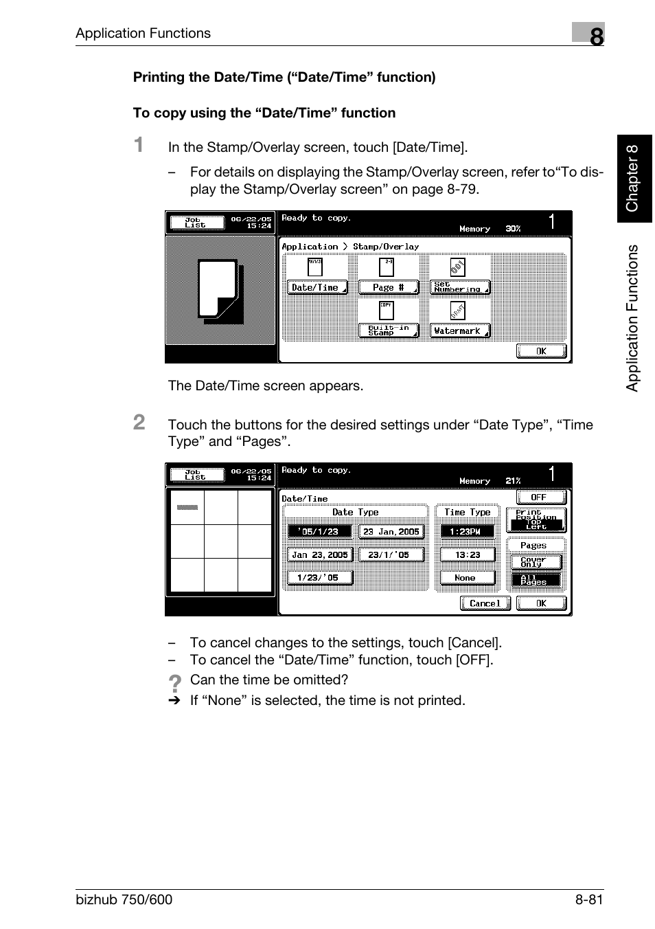 Konica Minolta bizhub 750 User Manual | Page 354 / 526