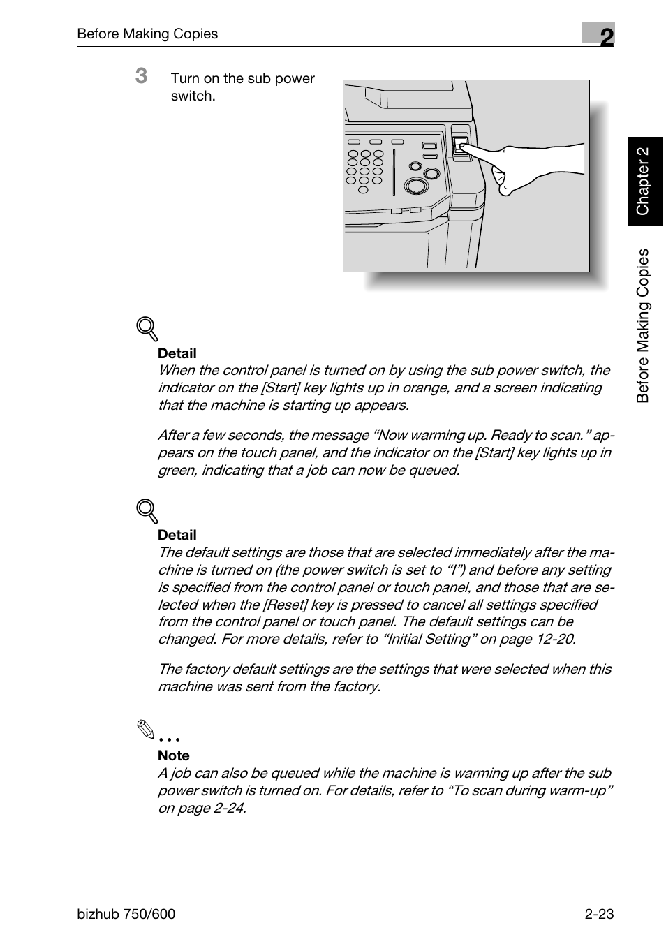 Konica Minolta bizhub 750 User Manual | Page 68 / 526