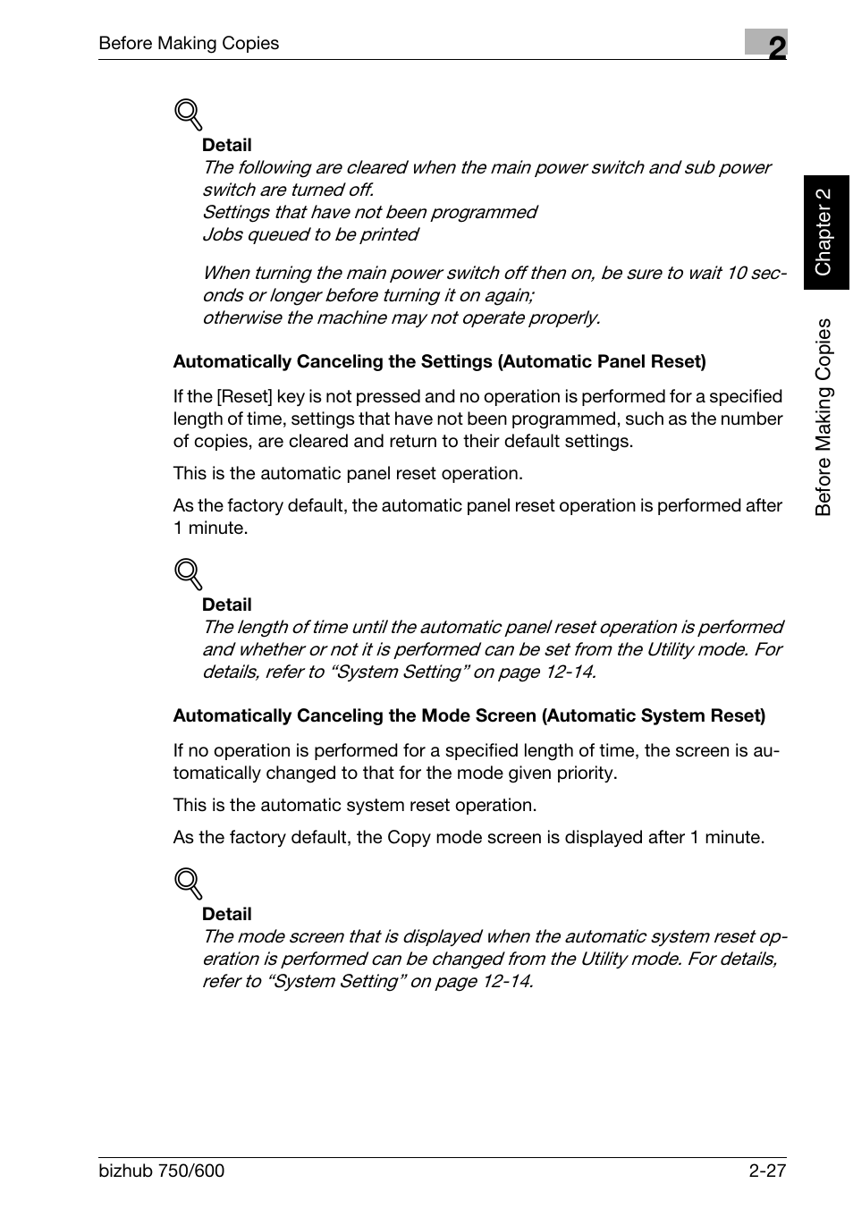 Konica Minolta bizhub 750 User Manual | Page 72 / 526