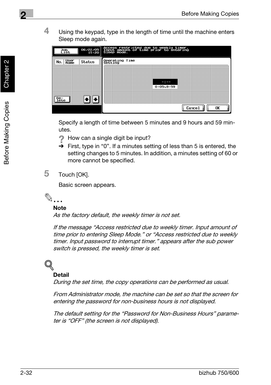 Konica Minolta bizhub 750 User Manual | Page 77 / 526