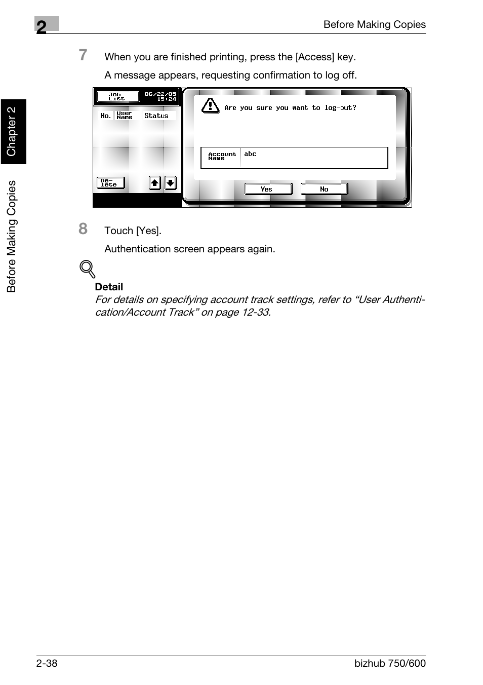 Konica Minolta bizhub 750 User Manual | Page 83 / 526