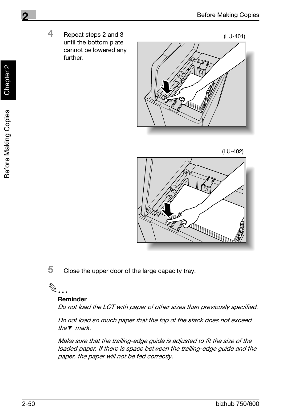 Konica Minolta bizhub 750 User Manual | Page 95 / 526