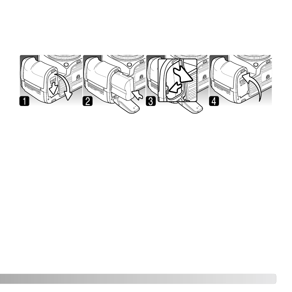Installing and changing the battery | Konica Minolta MAXXUM 5D User Manual | Page 21 / 148