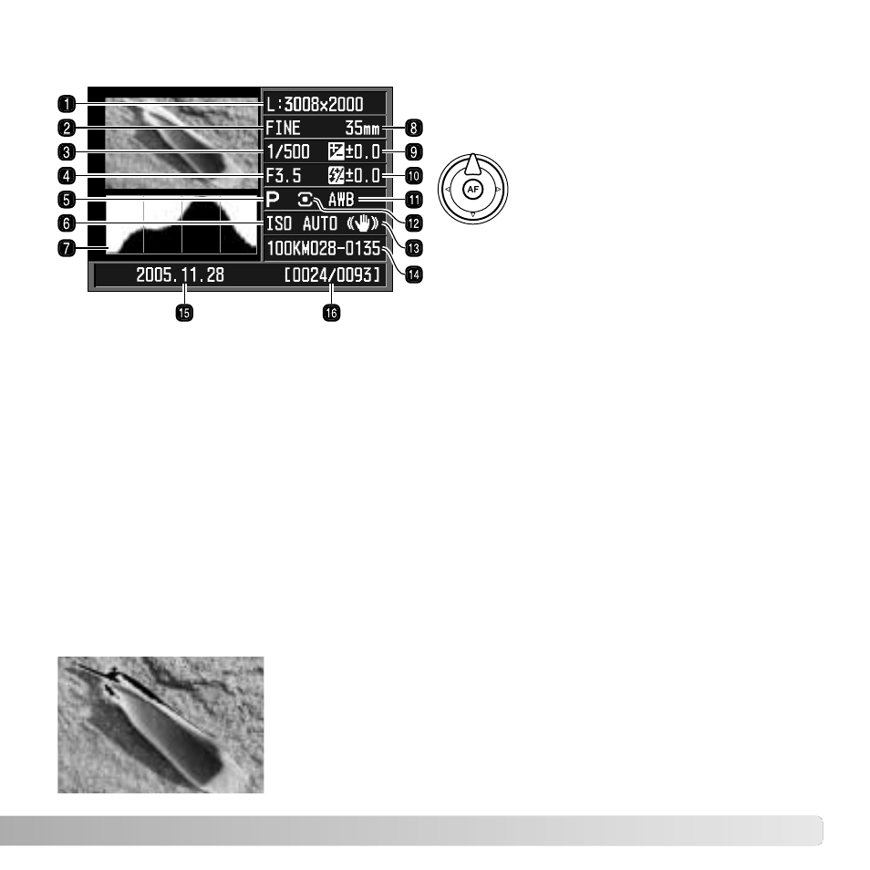 Histogram display | Konica Minolta MAXXUM 5D User Manual | Page 35 / 148