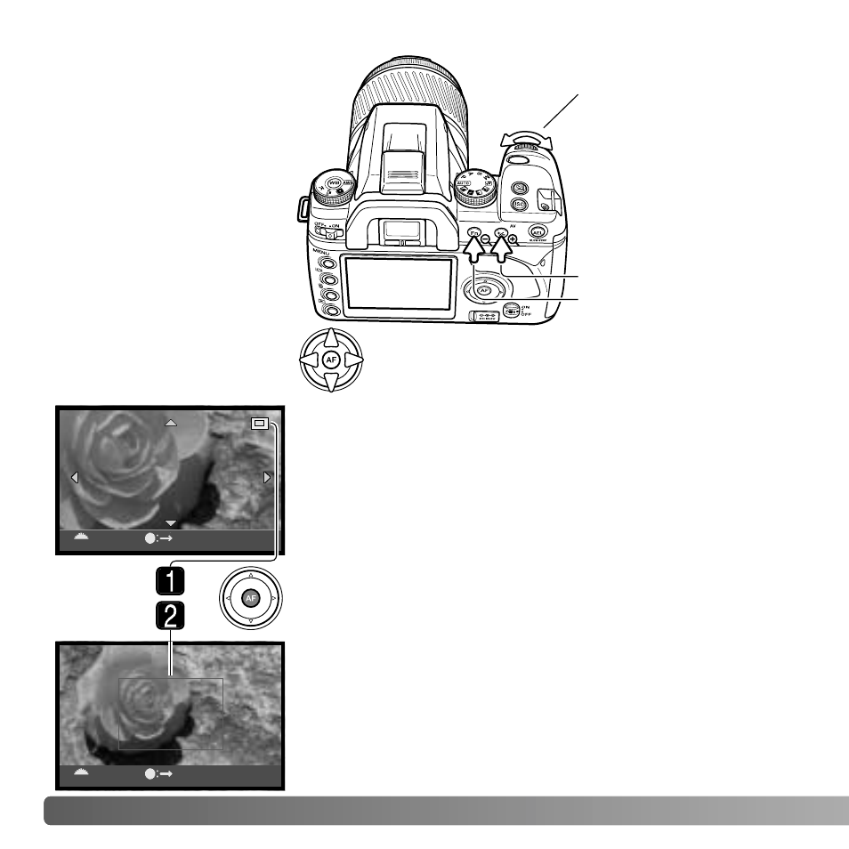 Enlarged playback | Konica Minolta MAXXUM 5D User Manual | Page 38 / 148