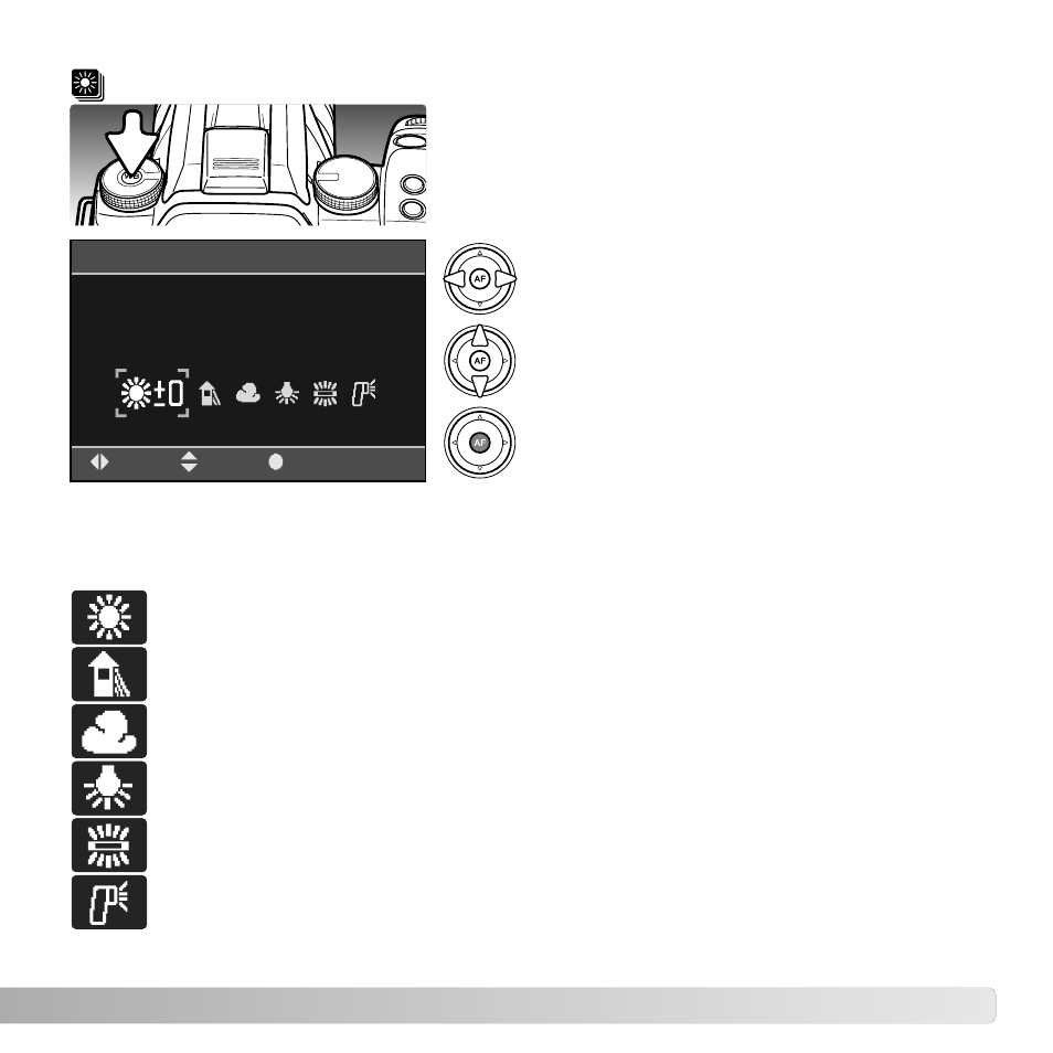 Preset white balance | Konica Minolta MAXXUM 5D User Manual | Page 65 / 148