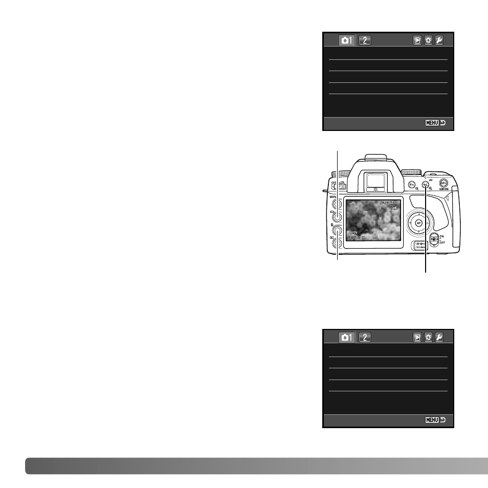 Instant playback, Noise reduction | Konica Minolta MAXXUM 5D User Manual | Page 74 / 148