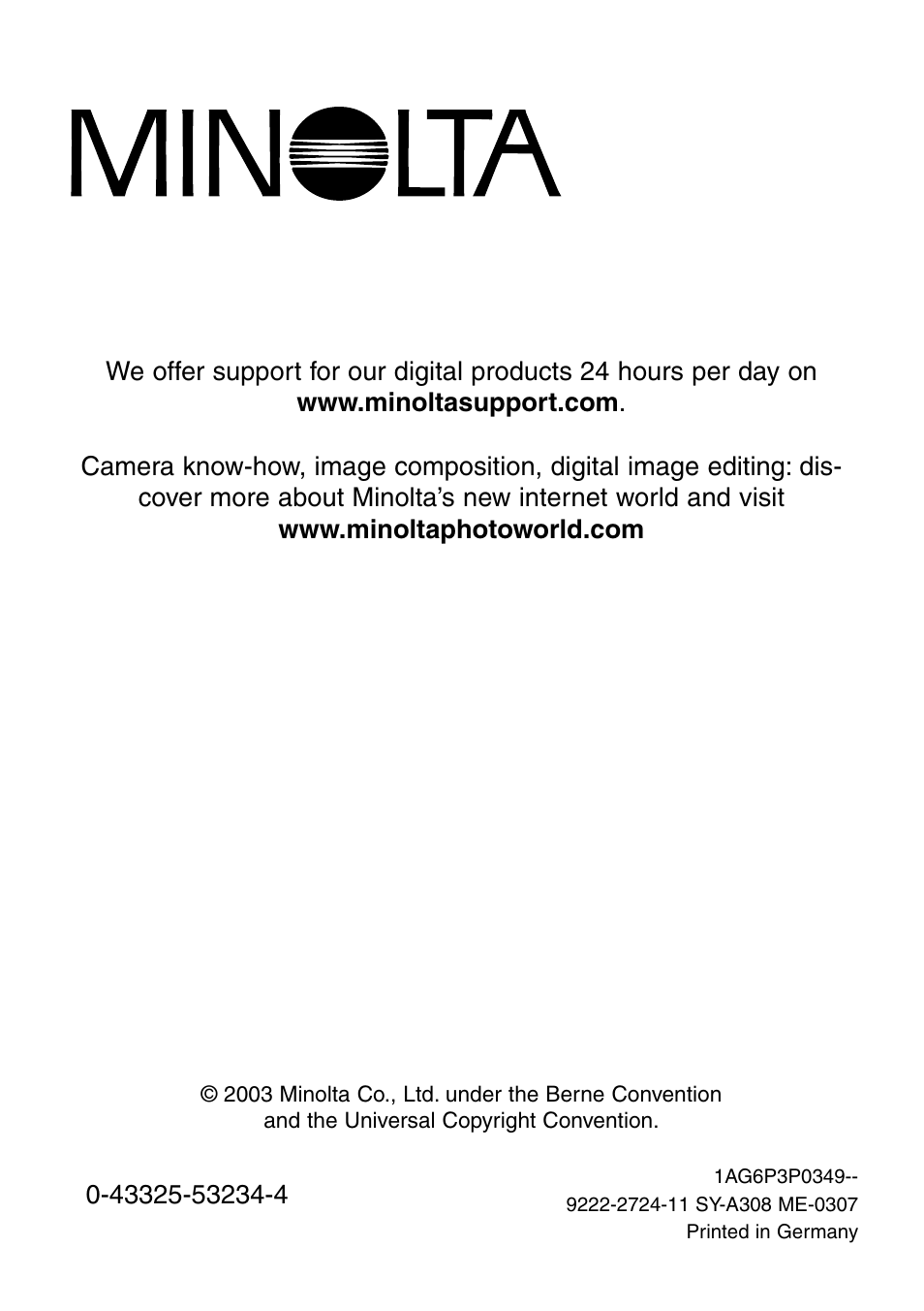 Konica Minolta DiMAGE Z1 User Manual | Page 116 / 116