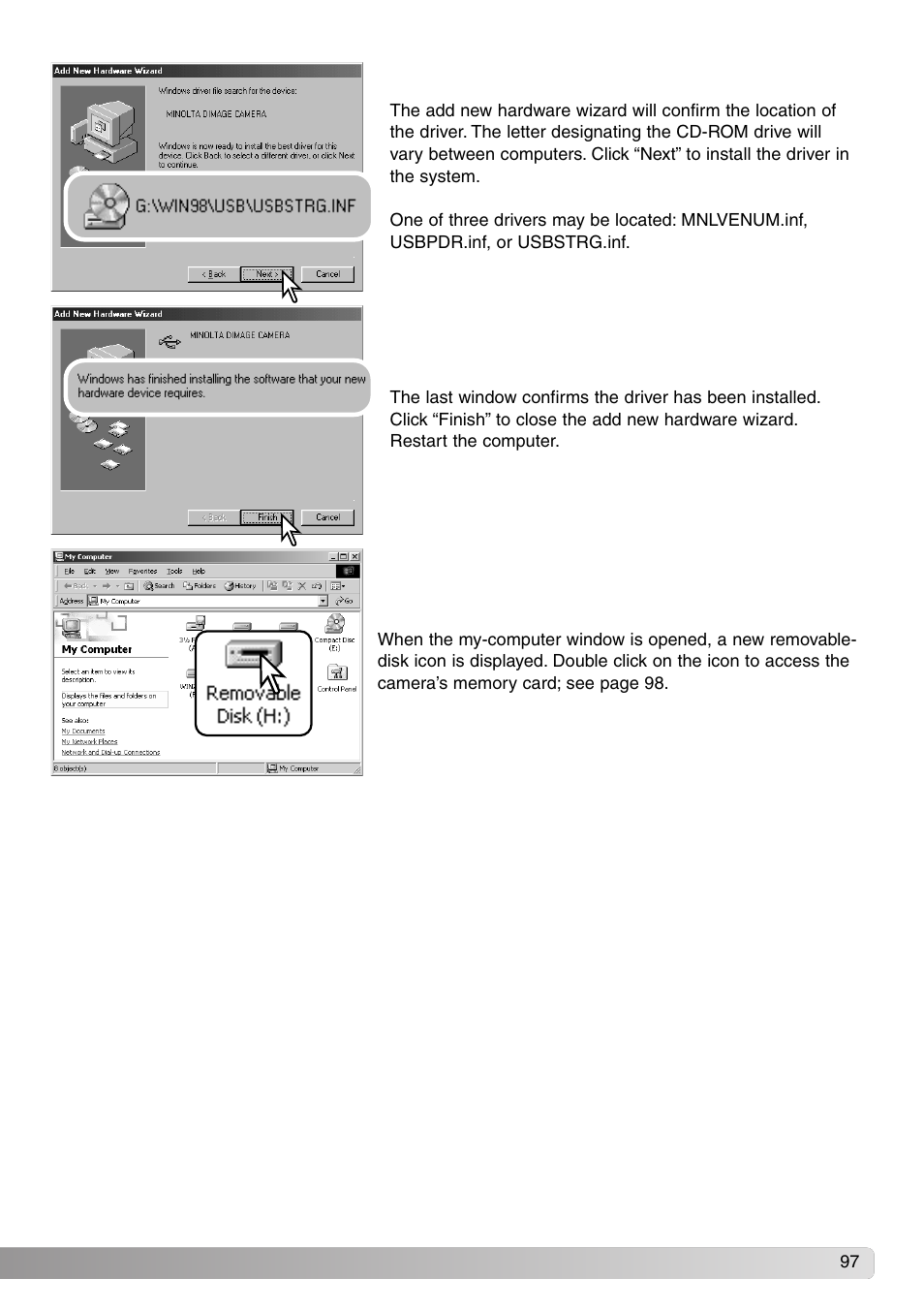 Konica Minolta DiMAGE Z1 User Manual | Page 97 / 116