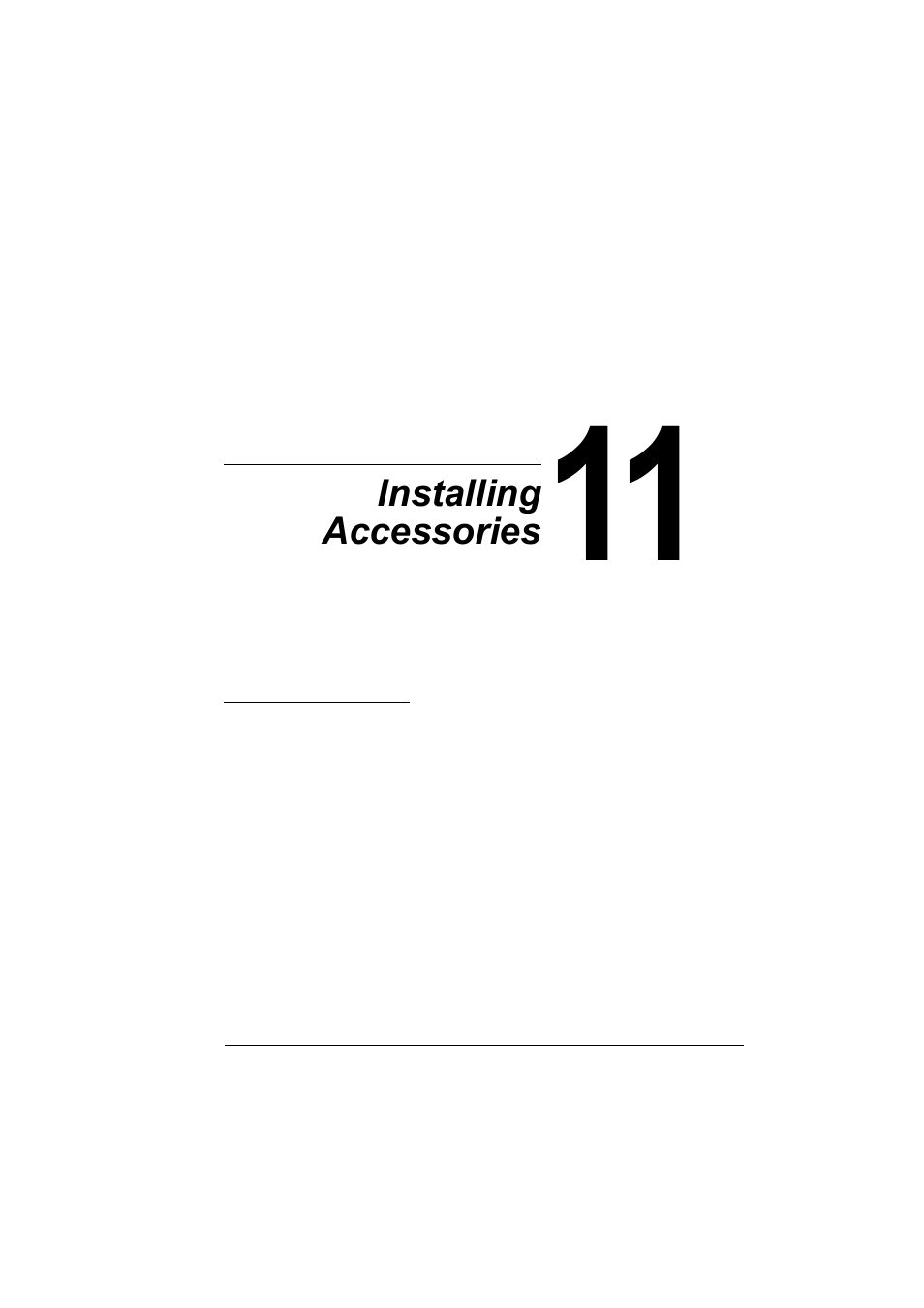 Ch.11 installing accessories, 11 installing accessories | Konica Minolta Bizhub C20P User Manual | Page 231 / 258