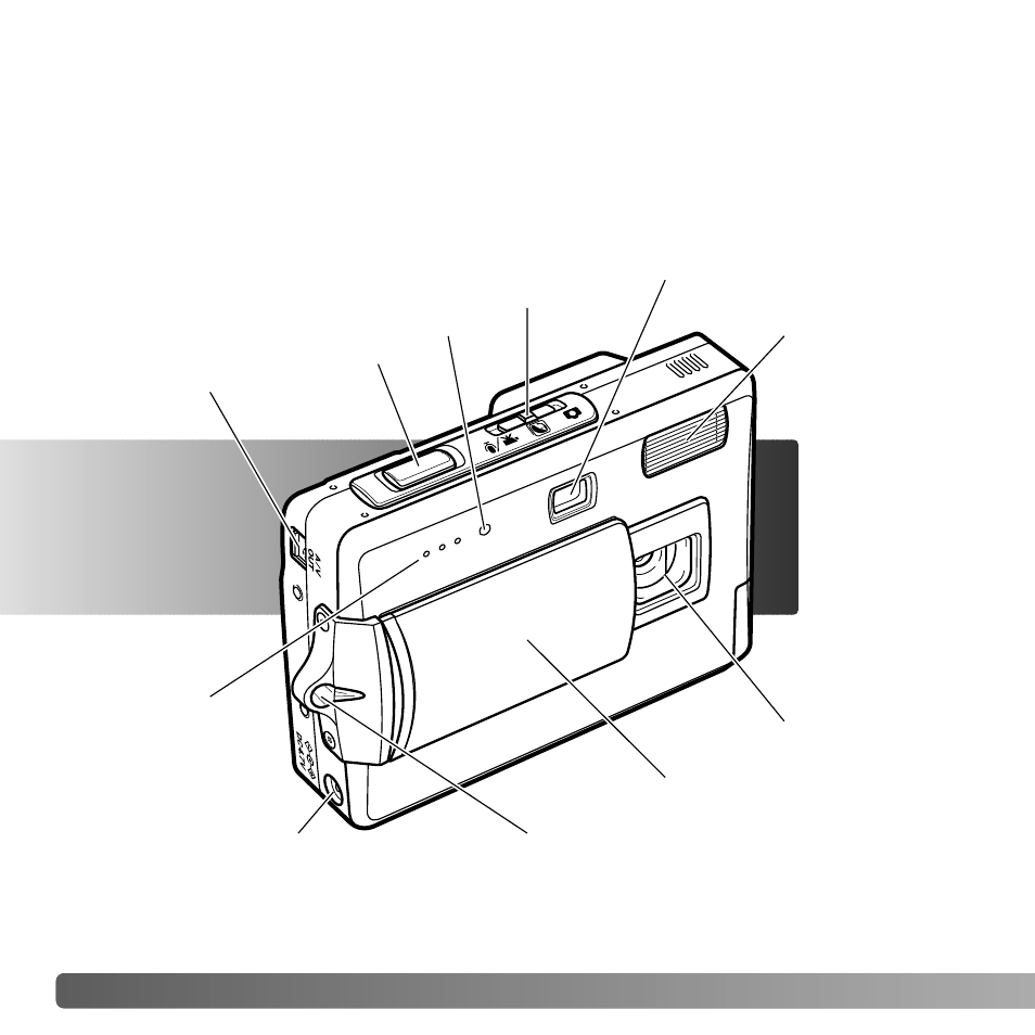 Names of parts | Konica Minolta X50 User Manual | Page 12 / 108