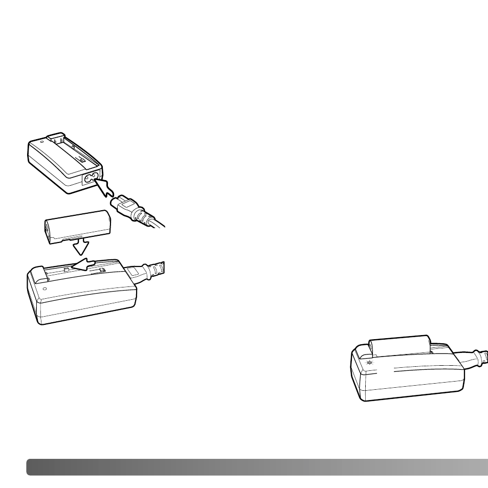 Getting up and running, Charging the battery | Konica Minolta X50 User Manual | Page 14 / 108