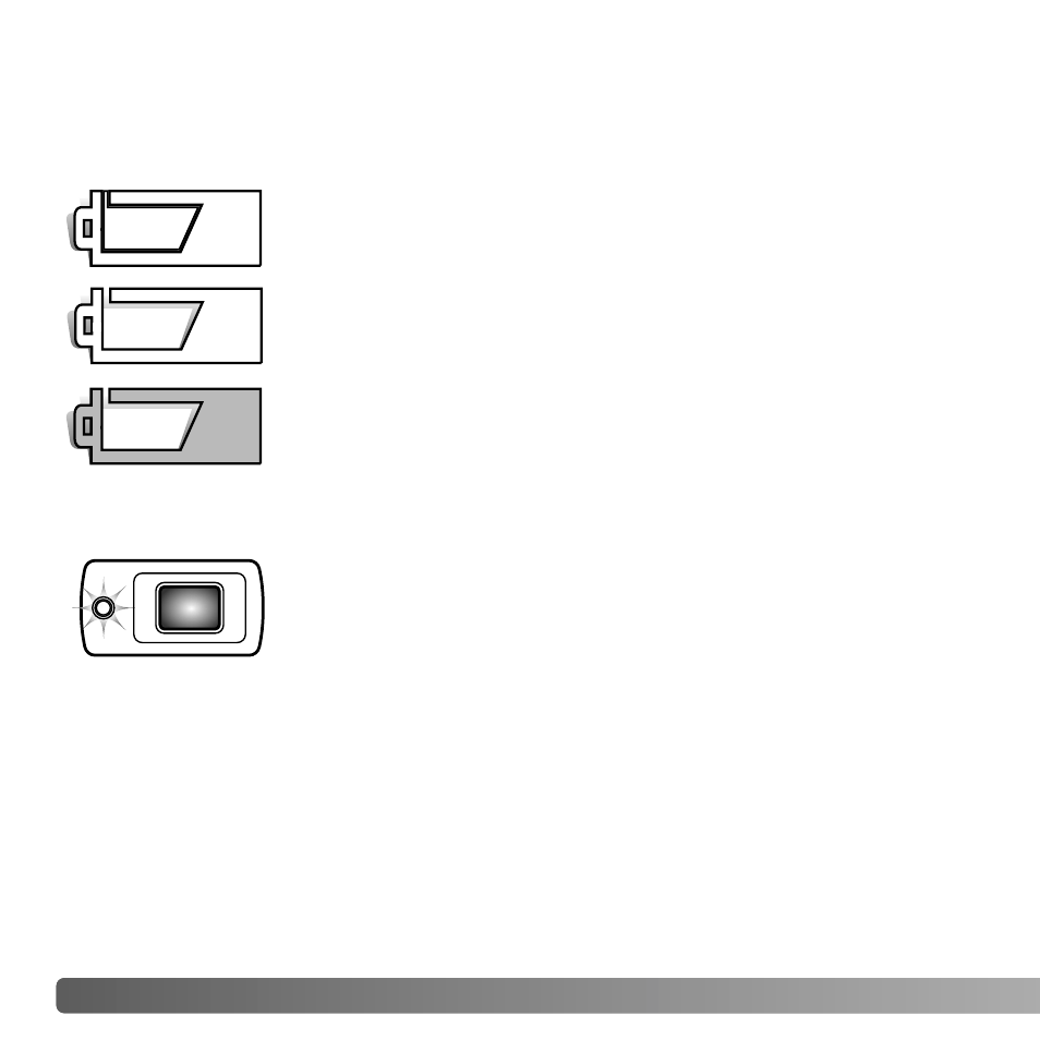 Battery-condition indicator, Auto power save | Konica Minolta X50 User Manual | Page 16 / 108