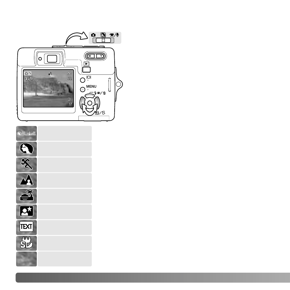 Digital subject programs | Konica Minolta X50 User Manual | Page 30 / 108