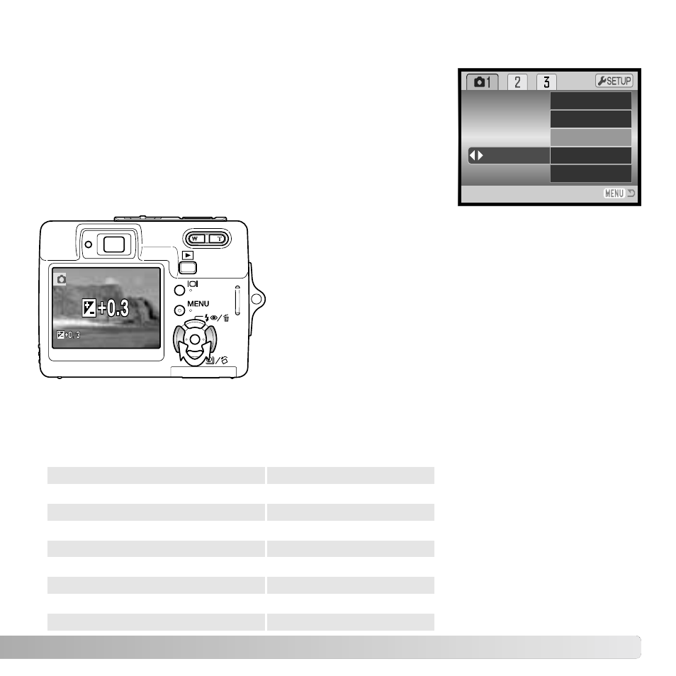 Custom key function, Auto reset | Konica Minolta X50 User Manual | Page 45 / 108