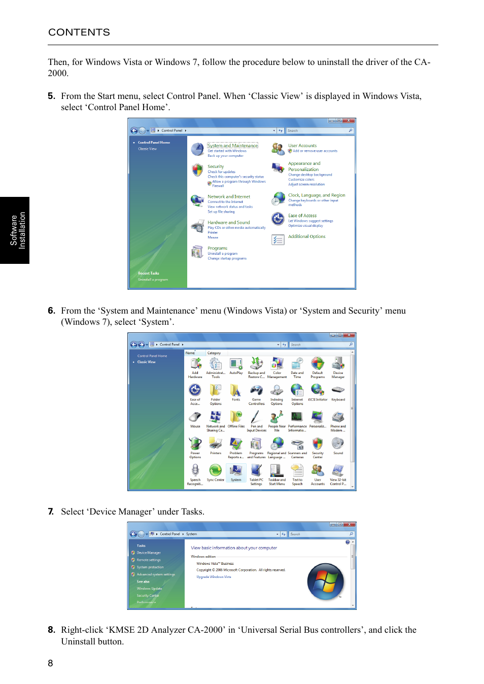 Konica Minolta Data Management Software CA-S20W User Manual | Page 10 / 22