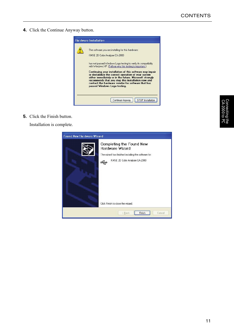 Konica Minolta Data Management Software CA-S20W User Manual | Page 13 / 22