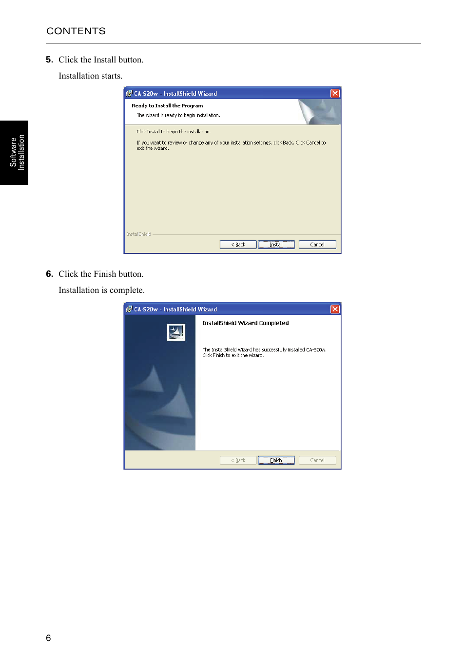 Konica Minolta Data Management Software CA-S20W User Manual | Page 8 / 22