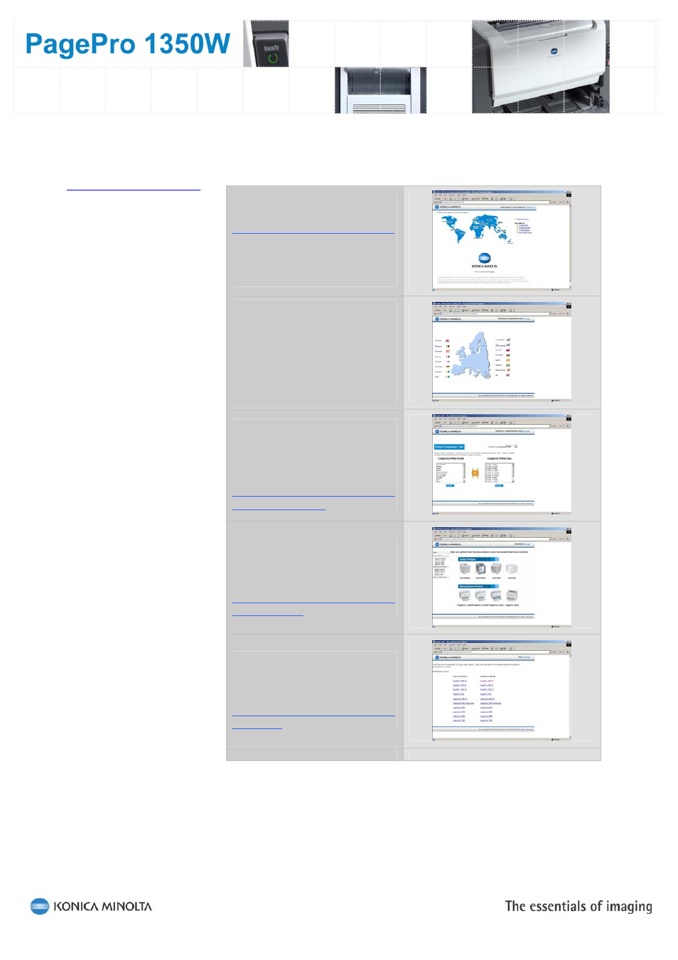 On-line support | Konica Minolta PagePro 1350W User Manual | Page 17 / 18