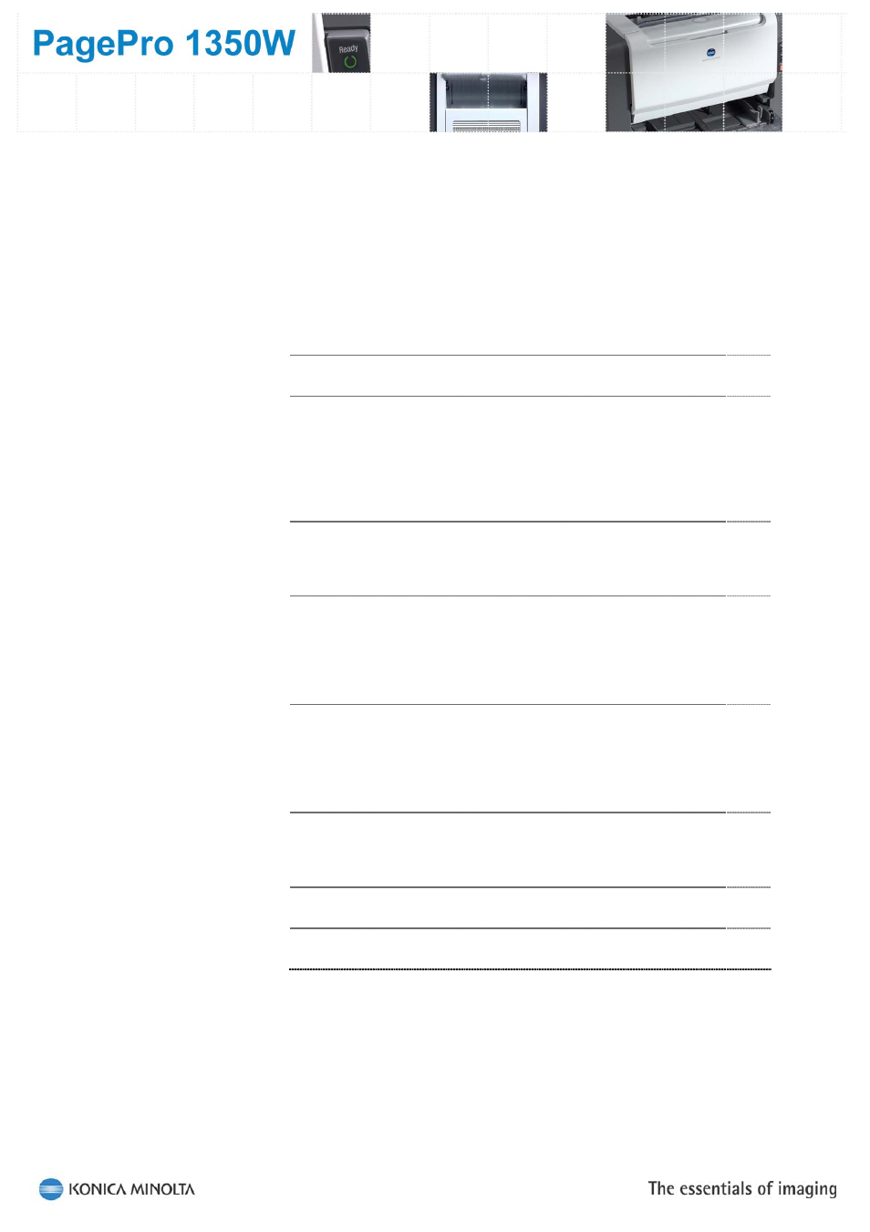 Konica Minolta PagePro 1350W User Manual | Page 3 / 18