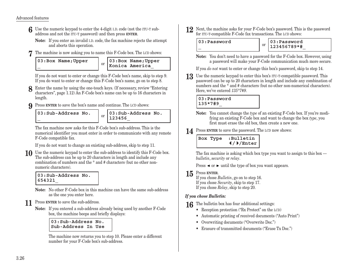 Konica Minolta 7013 User Manual | Page 77 / 150