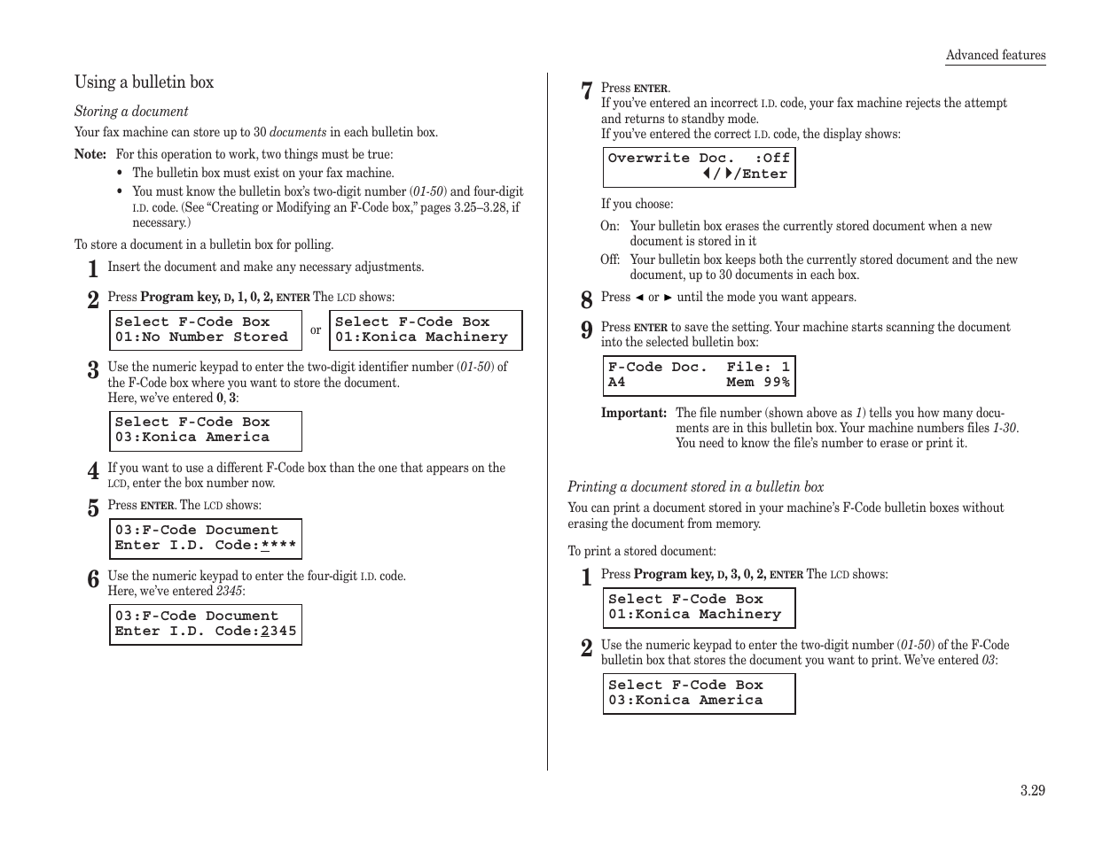 Konica Minolta 7013 User Manual | Page 80 / 150
