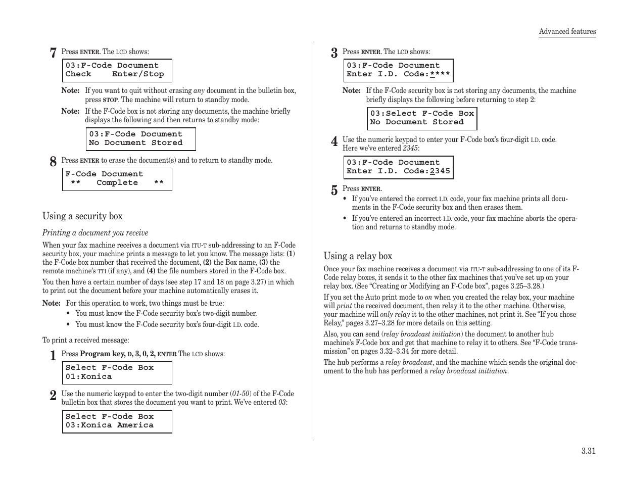 Konica Minolta 7013 User Manual | Page 82 / 150