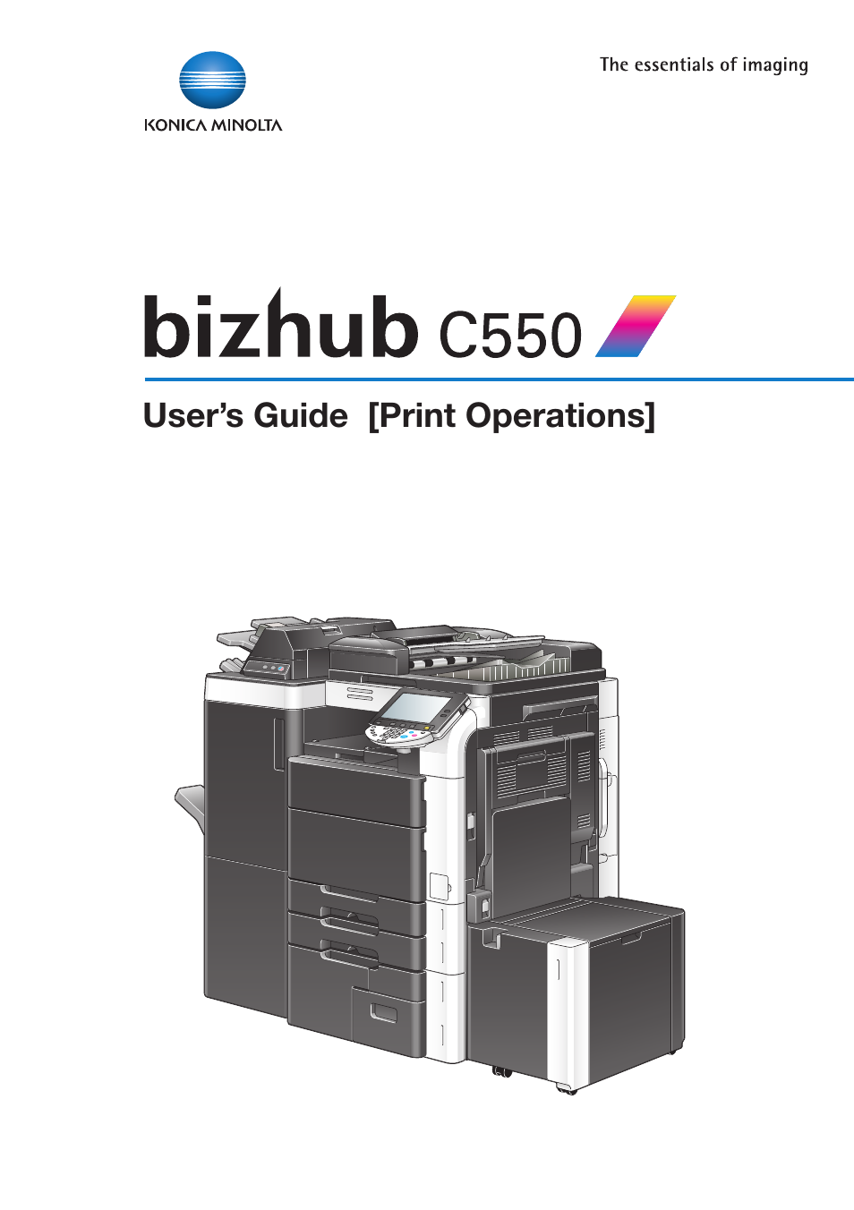 Konica Minolta bizhub C550 User Manual | 400 pages