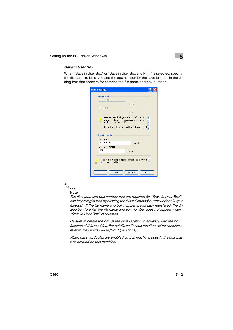 Konica Minolta bizhub C550 User Manual | Page 155 / 400