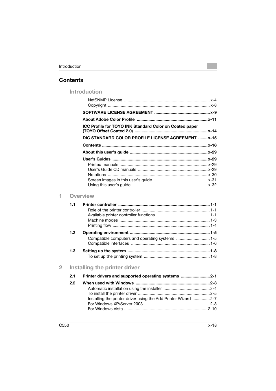 Konica Minolta bizhub C550 User Manual | Page 19 / 400