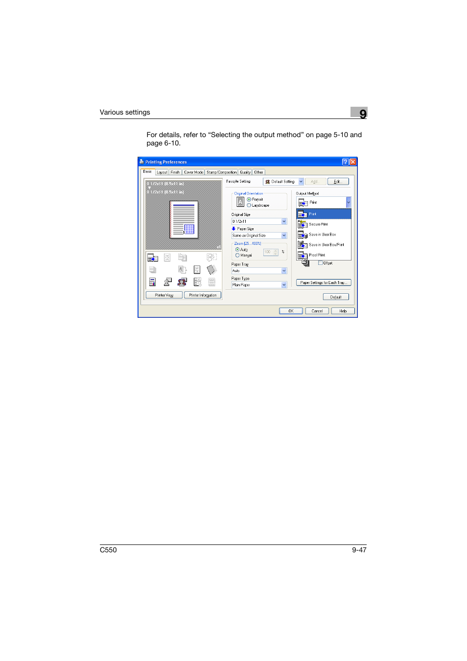 Konica Minolta bizhub C550 User Manual | Page 356 / 400