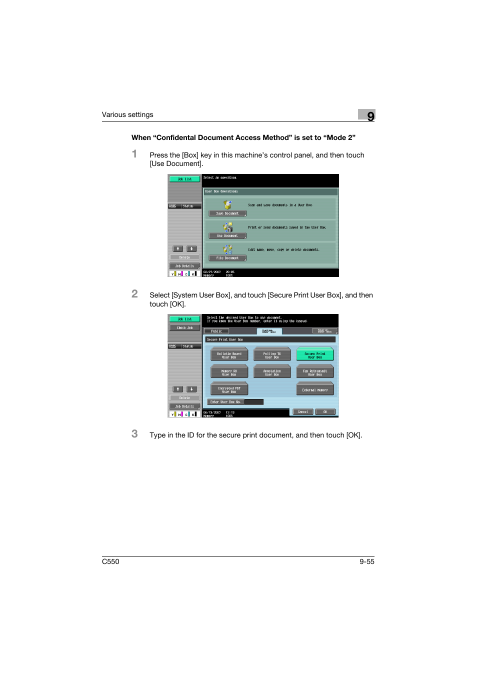 Konica Minolta bizhub C550 User Manual | Page 364 / 400