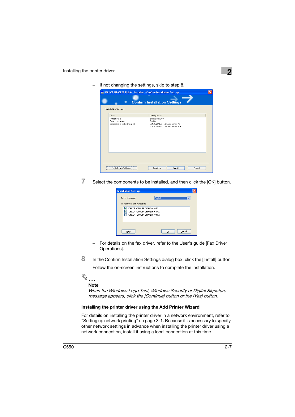 Konica Minolta bizhub C550 User Manual | Page 50 / 400