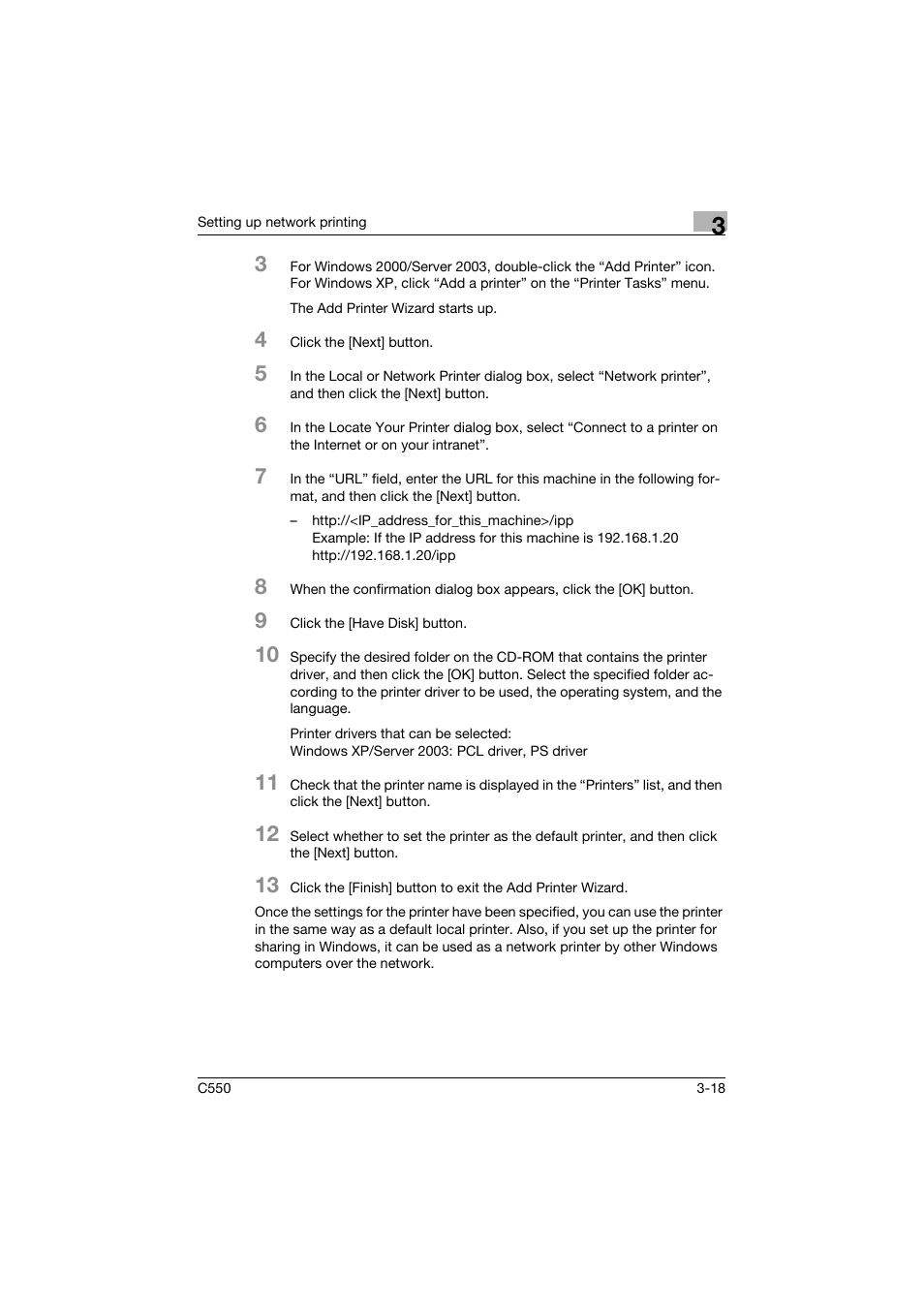 Konica Minolta bizhub C550 User Manual | Page 91 / 400