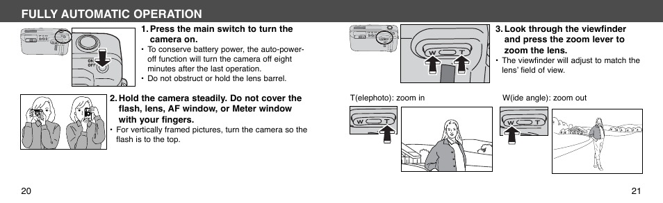Fully automatic operation | Konica Minolta I60c User Manual | Page 11 / 33