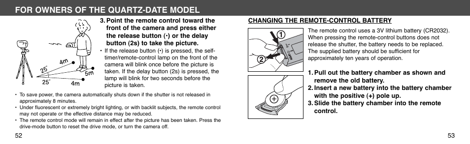 For owners of the quartz-date model | Konica Minolta I60c User Manual | Page 27 / 33
