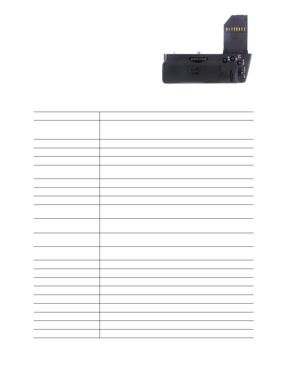 Vertical grip vc-7d | Konica Minolta MAXXUM 7D User Manual | Page 11 / 20