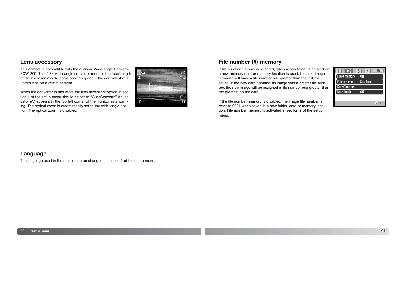 Konica Minolta DIMAGE-Z20 User Manual | Page 46 / 62