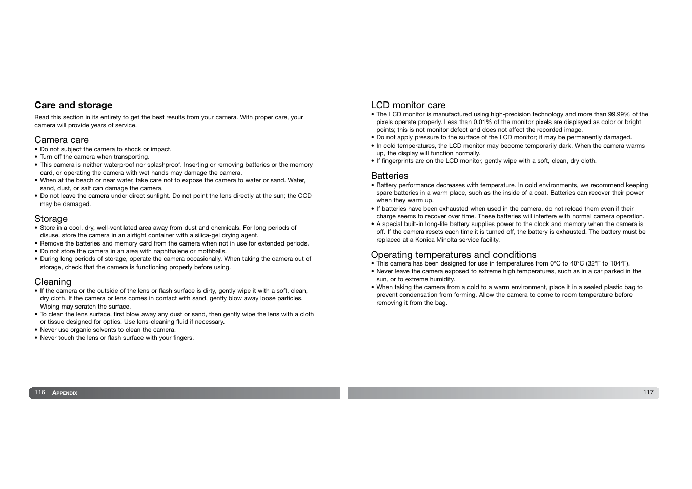 Konica Minolta DIMAGE-Z20 User Manual | Page 59 / 62