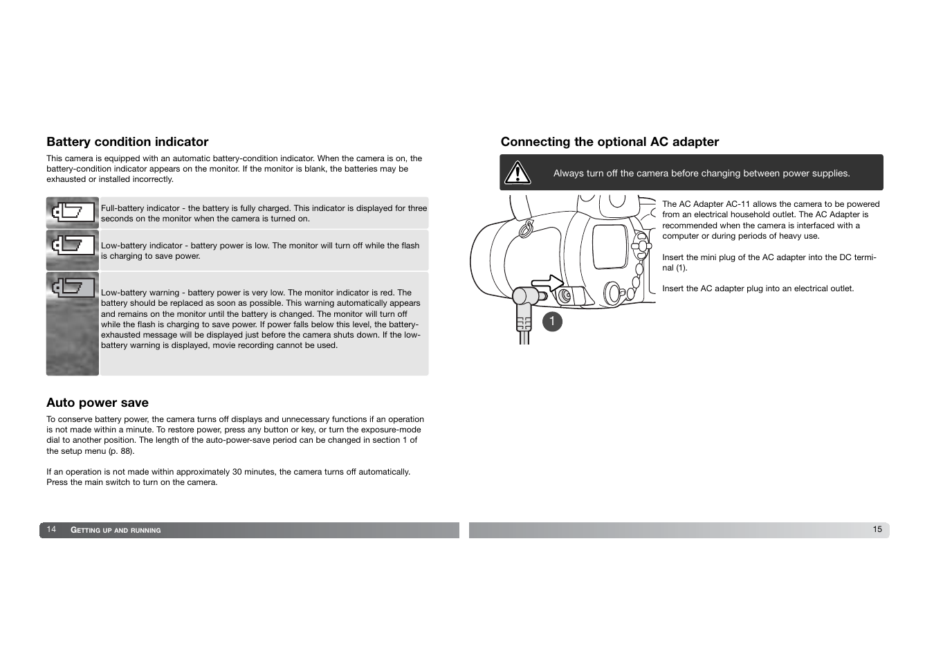 Konica Minolta DIMAGE-Z20 User Manual | Page 8 / 62