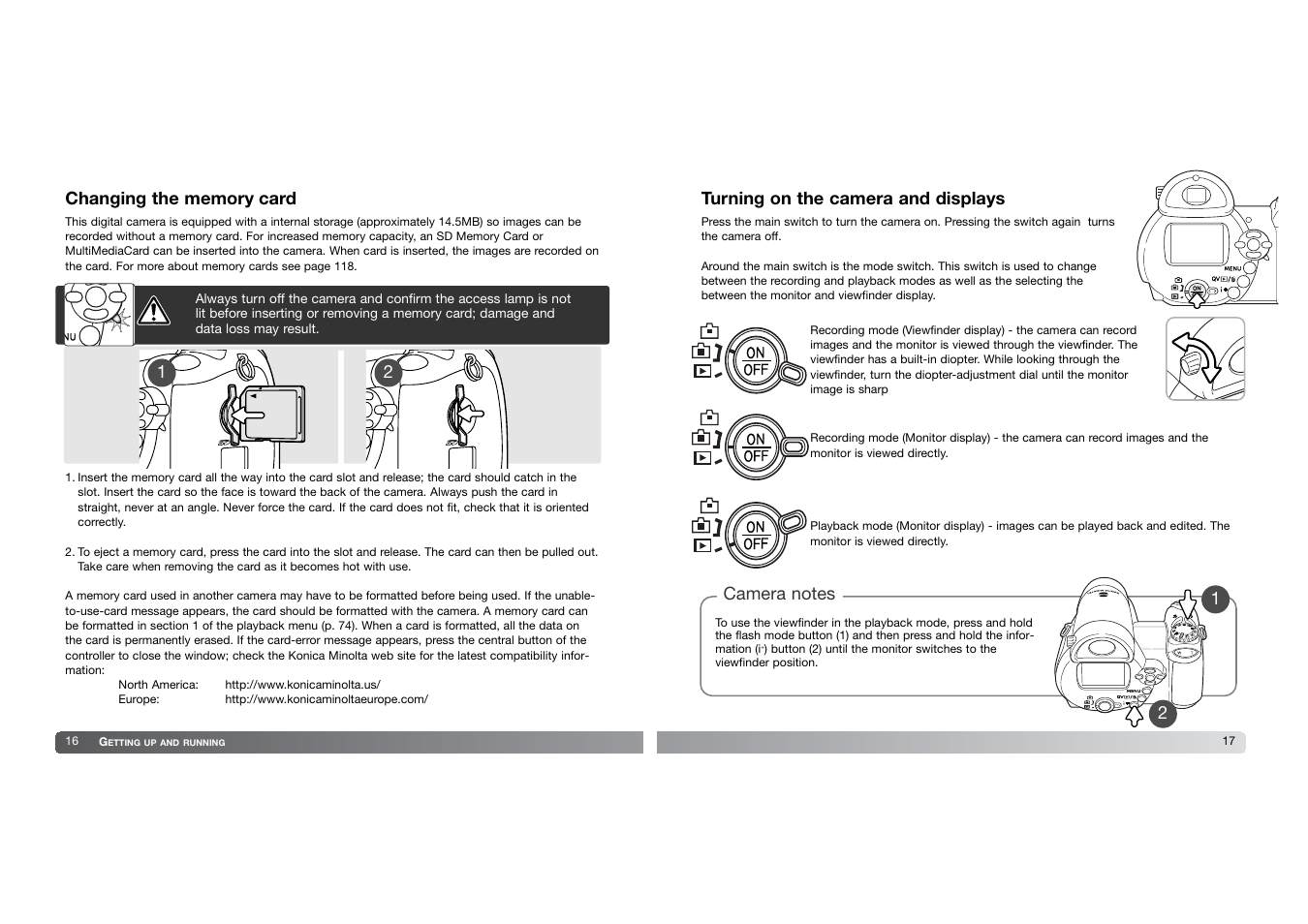 Konica Minolta DIMAGE-Z20 User Manual | Page 9 / 62