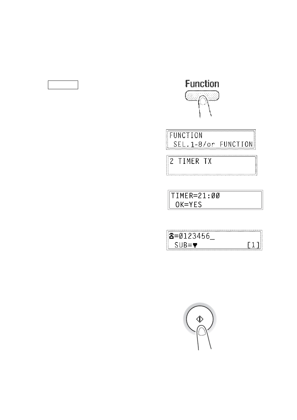 Timer tx | Konica Minolta 3900 User Manual | Page 9 / 12