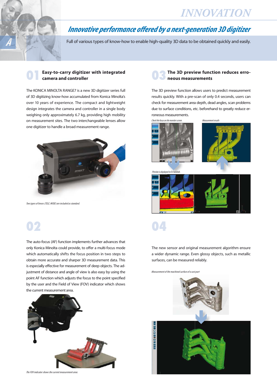 Innovation | Konica Minolta 7 User Manual | Page 4 / 8